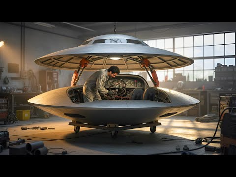 Man Builds a Working DIY UFO Boat Using a Car Engine | Full Build by @Mr_Ho‬