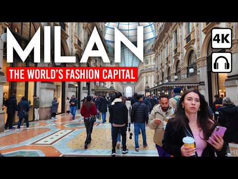 MILAN, Italy 🇮🇹 Fashion, History & Elegance | 4K Walking Tour