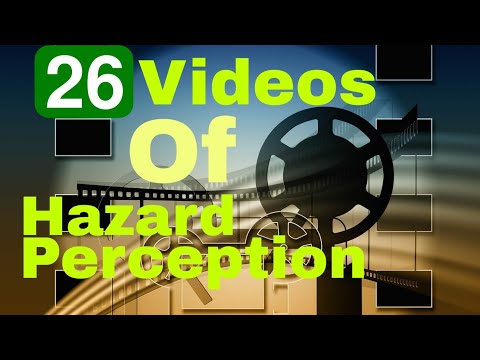 26 Videos Of Hazard Perception With Scoring Window & Explanation As Well,learn hazard while driving.