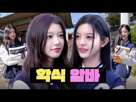 Serving 1,000 Students at Lunch?! 🤪 | Uni Cafeteria Job | Workdol | ILLIT Minju & Moka