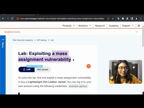 Portswigger Lab: Exploiting a mass assignment vulnerability - Solution #portswigger #cybersecurity