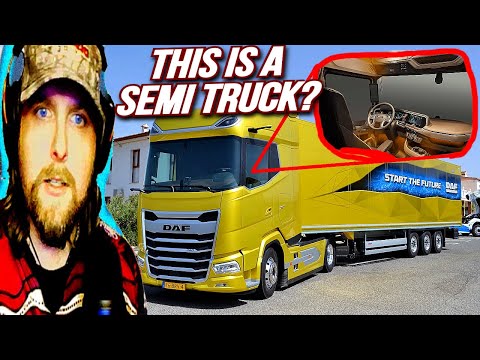 American AMAZED By 2022 DAF Trucks XG+ Interior!