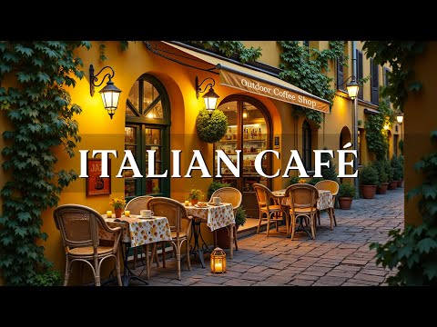 Chill Bossa Nova Music at an Outdoor Italian Café | Relaxing Jazz Piano for a Cozy Evening