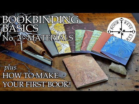 Bookbinding Basics: Chapter 2 - Basic Materials & How To Make Your First Notebook