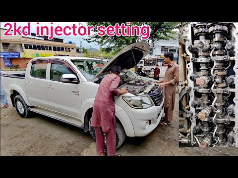 HOW TO TOYOTA HILUX 2016 INJECTOR PRESSURE SETTING - COMMON RAIL INJECTOR REPAIR 