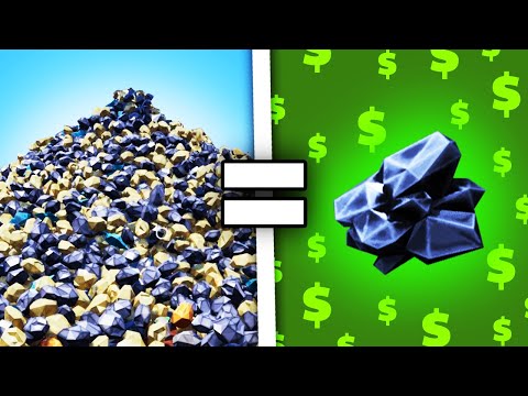 I Mined This Massive Mountain Of Gold To Find This Extremely Rare Gem