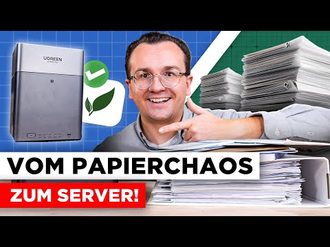 Install Paperless NGX on the UGREEN NAS DH4300 Plus in 10 minutes