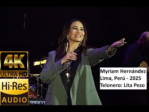 Myriam Hernández en Lima, Perú (Telonero: Lita Pezo) | Tauro World Tour | 23 de Octubre del 2025