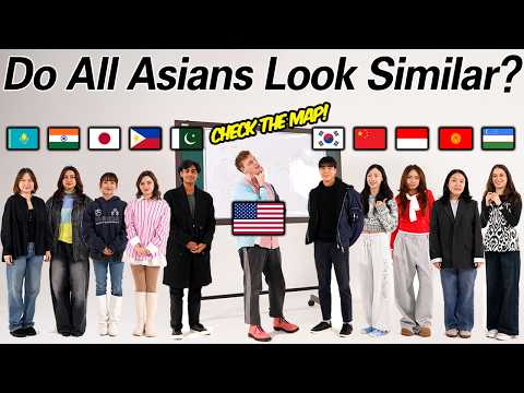 Can Americans Guess 10 Asians’ Nationalities?ㅣMap Challenge Edition!