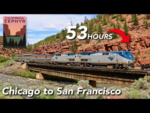 Amtrak California Zephyr - the most SCENIC ride in the USA