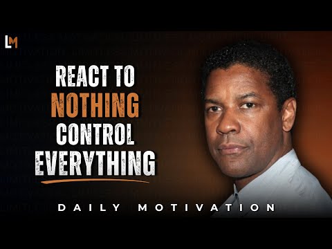 Train Yourself to Be Unbothered | Powerful Motivational Speech Inspired by Denzel Washington