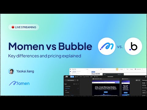 Momen vs Bubble: Key differences and pricing explained