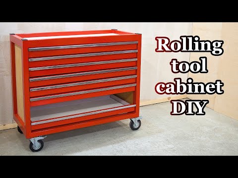 DIY Rolling Tool Cabinet