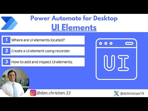 Power Automate for Desktop UI Elements