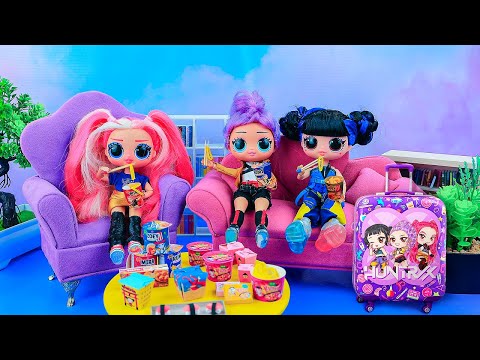 Dolls KPOP Demon Hunters Morning Routine! Getting Ready for the K-Pop Concert