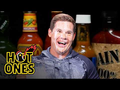 Adam Devine Shocks a Live Audience While Eating Spicy Wings | Hot Ones