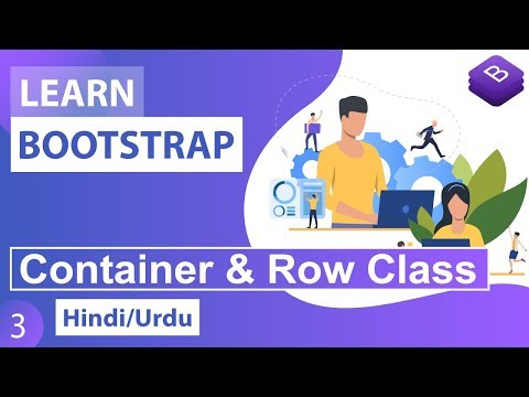 Bootstrap CSS Container & Row Class Tutorial in Hindi / Urdu