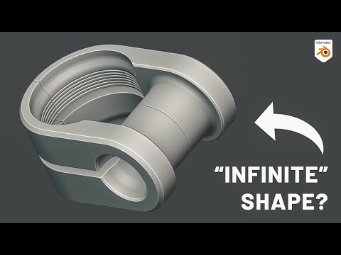 "Infinite" Shape Hard Surface Modeling in Blender (Tutorial)