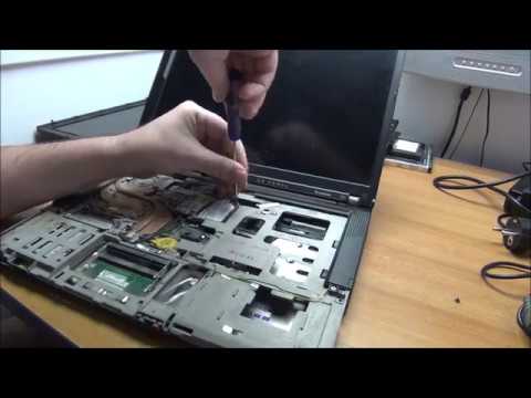Working on a Lenovo ThinkPad T61 laptop - repair, upgrade and Windows 10