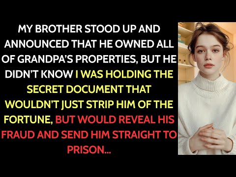 At The Estate Meeting, Brother Said 'Everything's Mine' - Then I Showed What Grandpa Signed