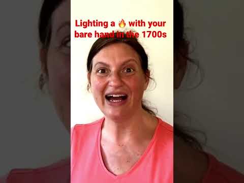 Recreating a wild 1700s experiment lighting fire with one’s bare hand!