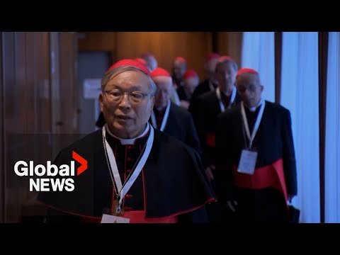 Cardinals from around the world meet at The Vatican as process to select next pope begins