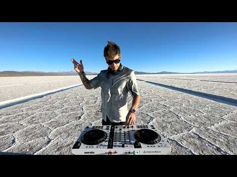 Afro House Sunset Mix 2025 in a Salt Desert