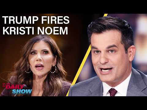 Trump Axes Kristi Noem & Hegseth Strong-Arms "Too-Woke" Boy Scouts | The Daily Show