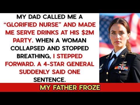 My Dad Called Me A "Glorified Nurse" — Then A 4-Star General Kissed My Hand For Saving His Life.