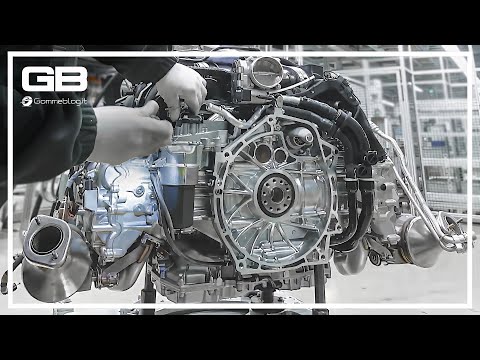 Porsche 911 Engine PRODUCTION - Flat SIX Assembly Line