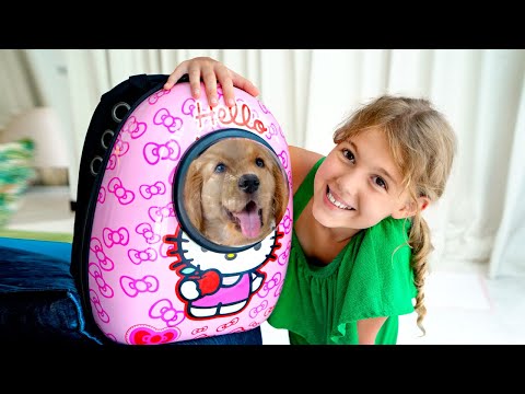 Children learn how to care for animals and love them 🐶🐱