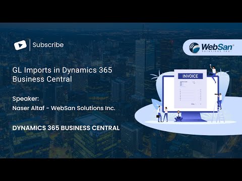 GL Imports in Dynamics 365 Business Central