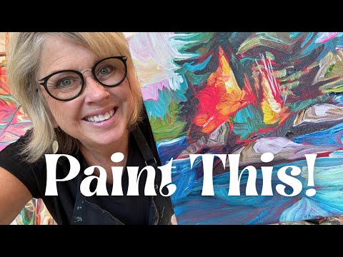 Painting A Square Foot Painting!