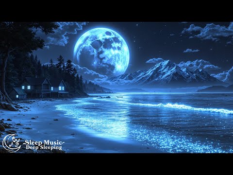(No Ads) Soothing Sleep Music With Ocean Waves • Relaxing & Healing Music • Reduces Stress, Anxie...