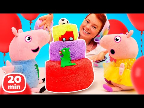 Lustige Kindergeschichten mit Peppa un Schorsch! Spielspaß mit Irene 🌈