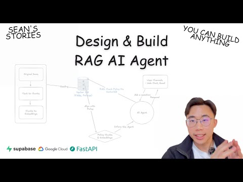 You Can Learn RAG AI Agent Design & Launch In 35 Min | Supabase Vector Database, Google Cloud GCP