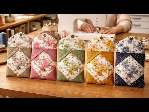 2 Cute and Extremely Easy Gift Sewing Ideas Done In 10 Minutes 🎁 Gift Sewing Ideas 🛍