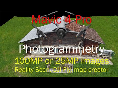 Mavic 4 Pro, Photogrammetry, Reality Scan, DJI Fly, map-creator