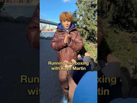 Running and boxing with Kayo Martin