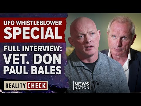 Why military veteran Don Paul Bales believes UAP whistleblower | Reality Check