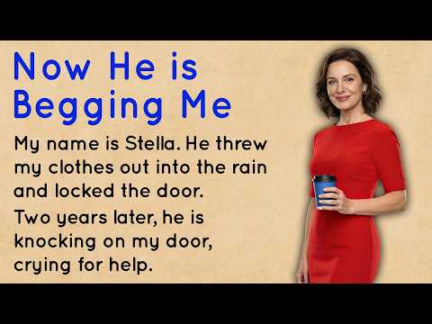 My Husband Kicked Me Out ✅ Learn English Story (A1-A2 Level) 🌧️