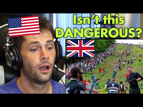 American Reacts to Weird British Traditions