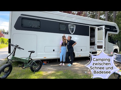 Camping zwischen Schnee und Badesee - ständig Fehler am (im) Morelo...