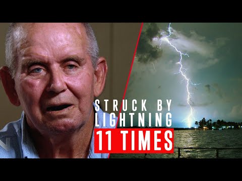 Human lightning rod, struck 11 times | From the vault