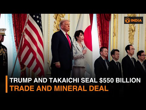 Trump and Takaichi Seal $550 Billion Trade and Mineral Deal & More Updates | DD India Live