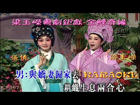 KARAOKE粵劇折子戲之梁玉嶸粵劇藝術鉅獻D2A金鯉奇緣 梁玉嶸/張倩 合唱 (有人聲及歌詞字幕)Highlights from Cantonese Operas