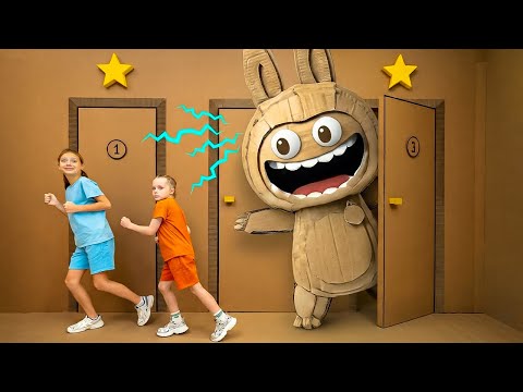 Movie Night Gone Wrong 🎬 Cardboard Cinema Adventure for Kids