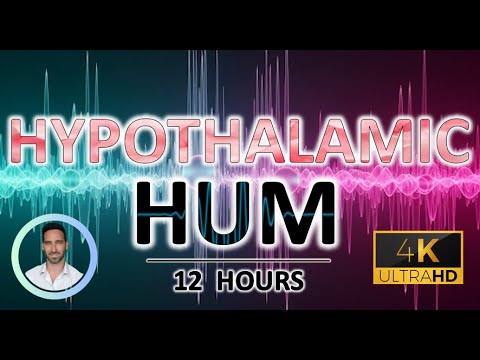 Hypothalamic Hum | Deep Sleep Activation & Pituitary-Adrenal Axis Healing | 12 Hours | Black Screen