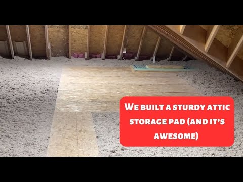 We Built a Sturdy Attic Storage Pad (and it's awesome)