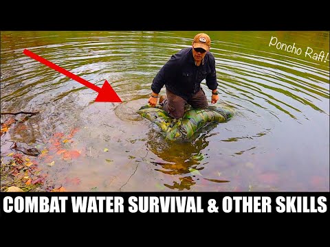 10 Advanced Survival Skills with a Military Poncho! USGI Poncho!